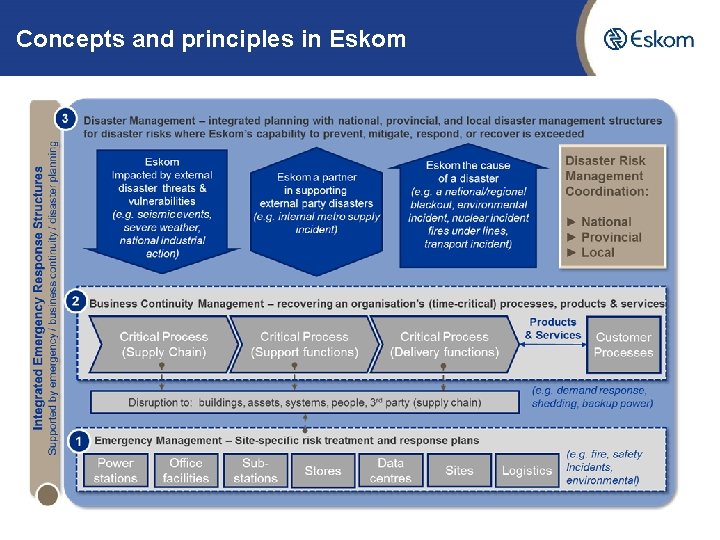 Concepts and principles in Eskom 