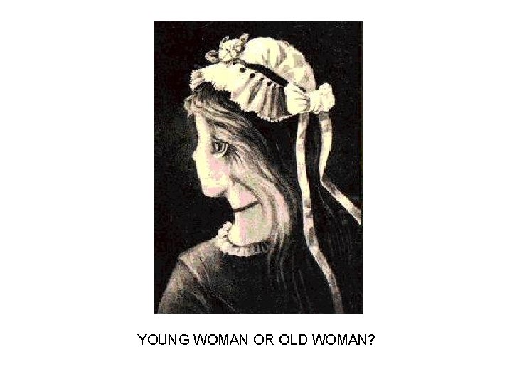 YOUNG WOMAN OR OLD WOMAN? 