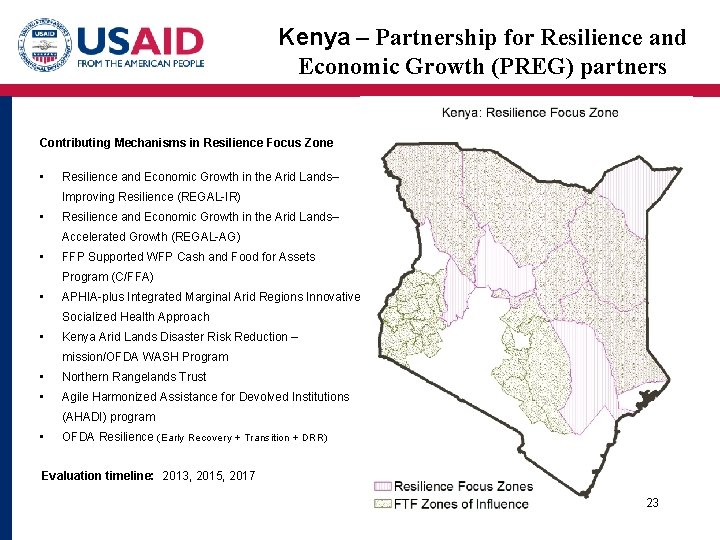 Kenya – Partnership for Resilience and Economic Growth (PREG) partners Contributing Mechanisms in Resilience