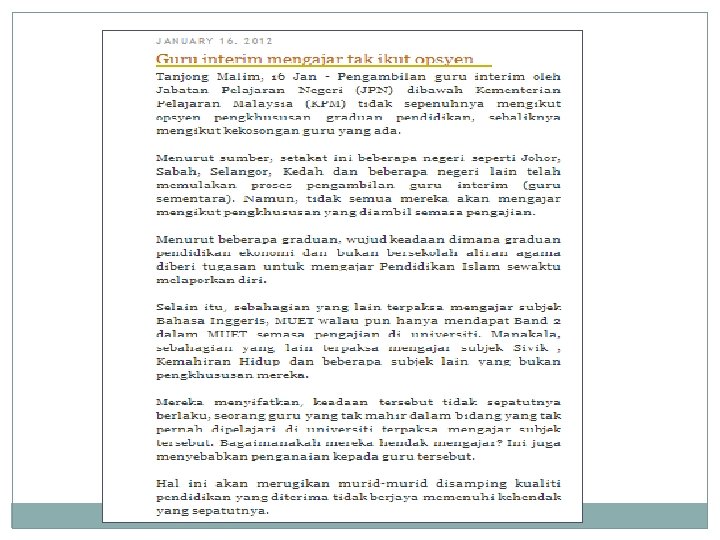 Sme 3023 Trends And Issues In Education For