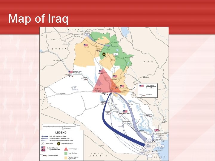 Map of Iraq 