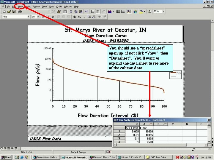 You should see a “spreadsheet” open up, if not click “View”, then “Datasheet”. You’ll