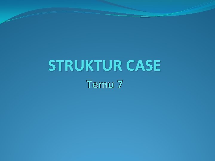 STRUKTUR CASE Temu 7 