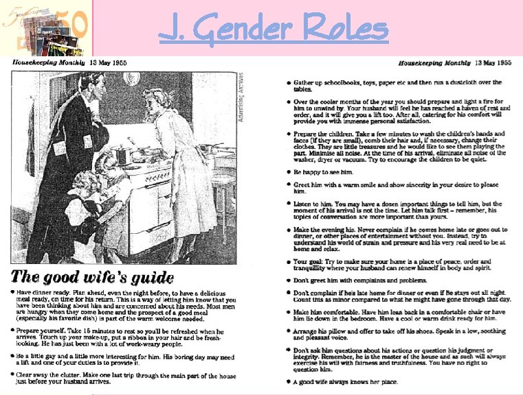 J. Gender Roles J. Gender Roles