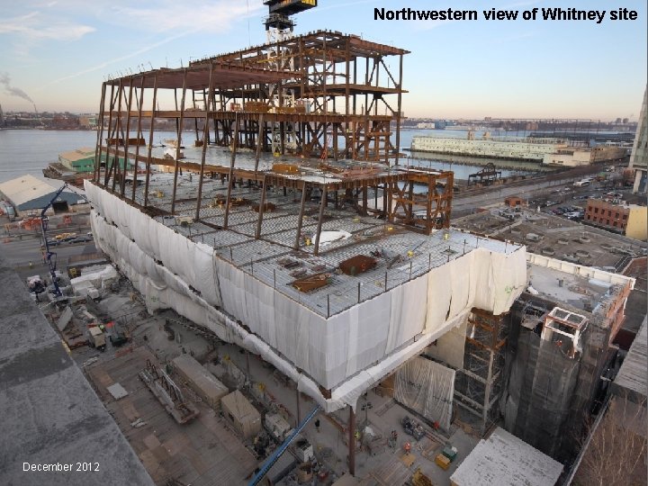 Northwestern view of Whitney site December 2012 