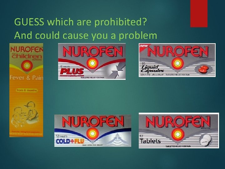 GUESS which are prohibited? And could cause you a problem GUESS which are prohibited? And could cause you a problem