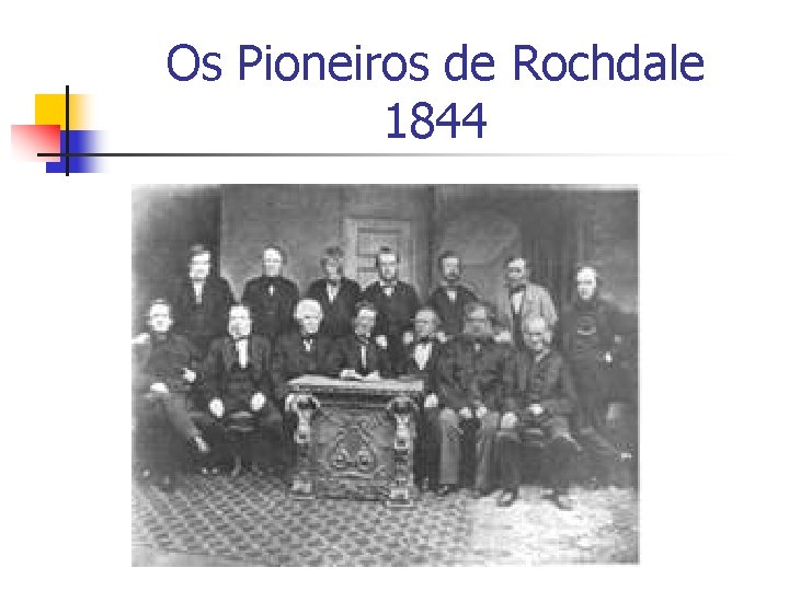 Os Pioneiros de Rochdale 1844 