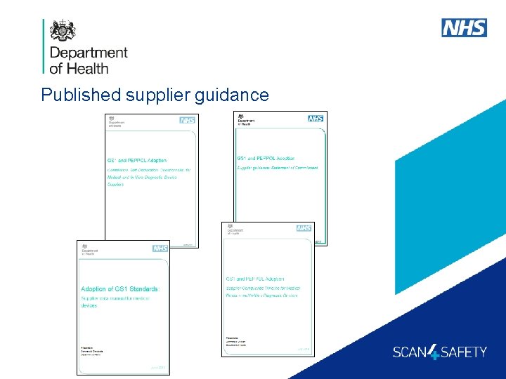 Published supplier guidance 