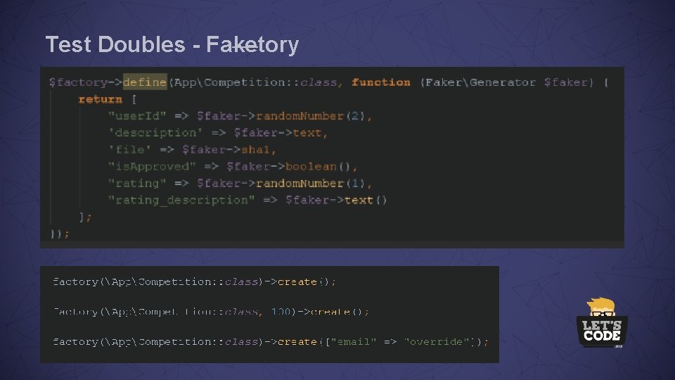 Test Doubles - Faketory 