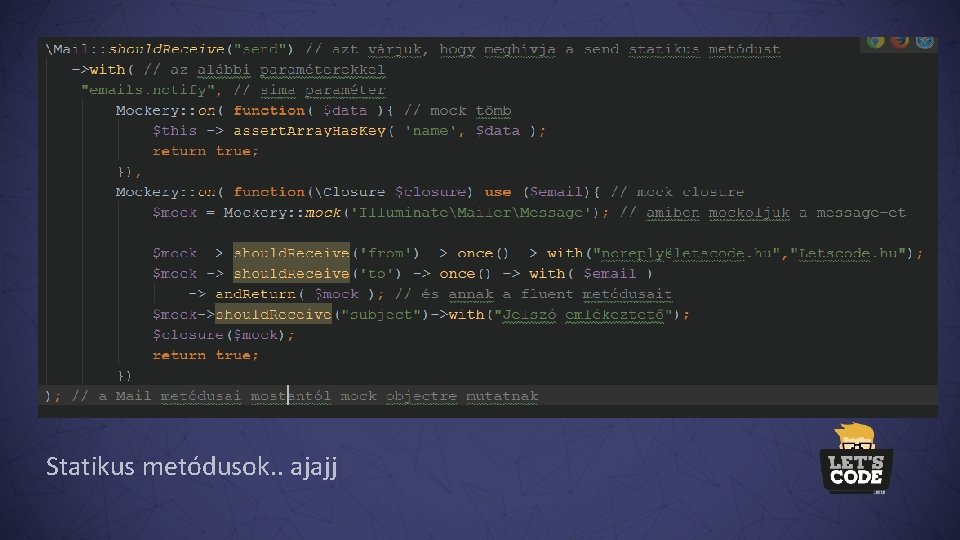 Statikus metódusok. . ajajj 