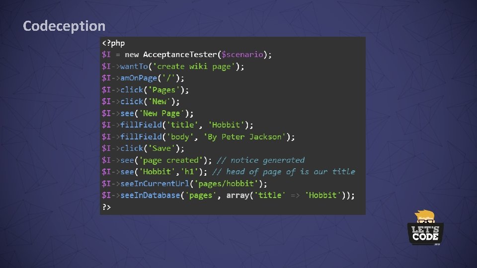 Codeception 