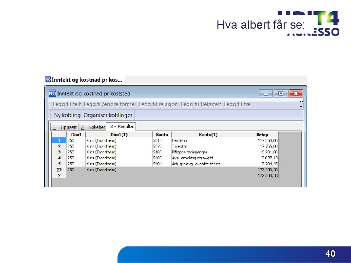 Hva albert får se: 40 Hva albert får se: 40