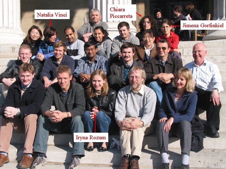 Chiara Piccarreta Natalia Vinci Jimena Gorfinkiel Iryna Rozum Chiara Piccarreta Natalia Vinci Jimena Gorfinkiel Iryna Rozum