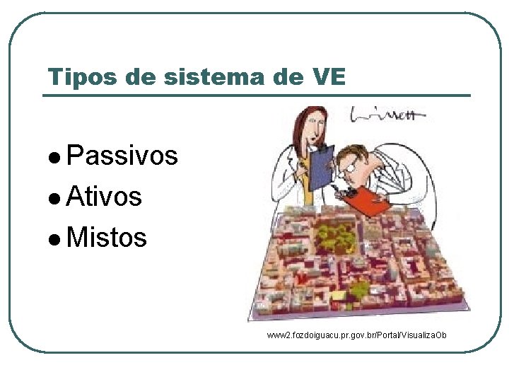 Tipos de sistema de VE Passivos Ativos Mistos www 2. fozdoiguacu. pr. gov. br/Portal/Visualiza.