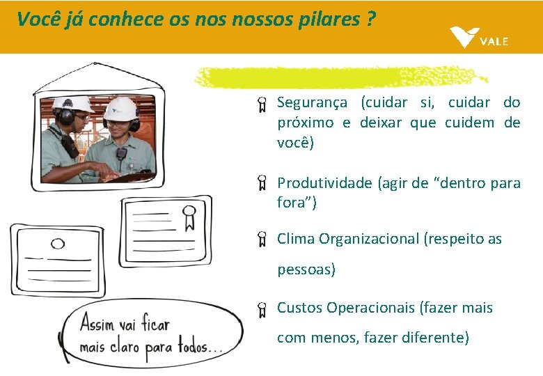 Você já conhece os nossos pilares ? Segurança (cuidar si, cuidar do próximo e Você já conhece os nossos pilares ? Segurança (cuidar si, cuidar do próximo e