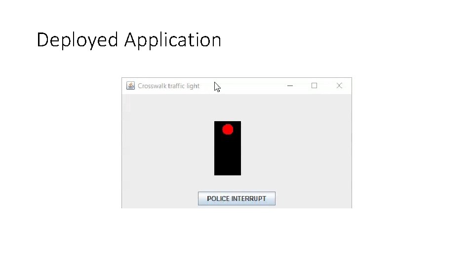 Deployed Application Deployed Application
