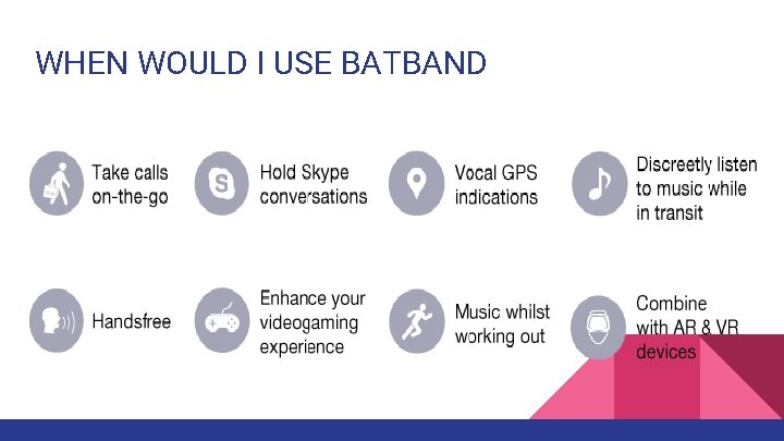 WHEN WOULD I USE BATBAND WHEN WOULD I USE BATBAND