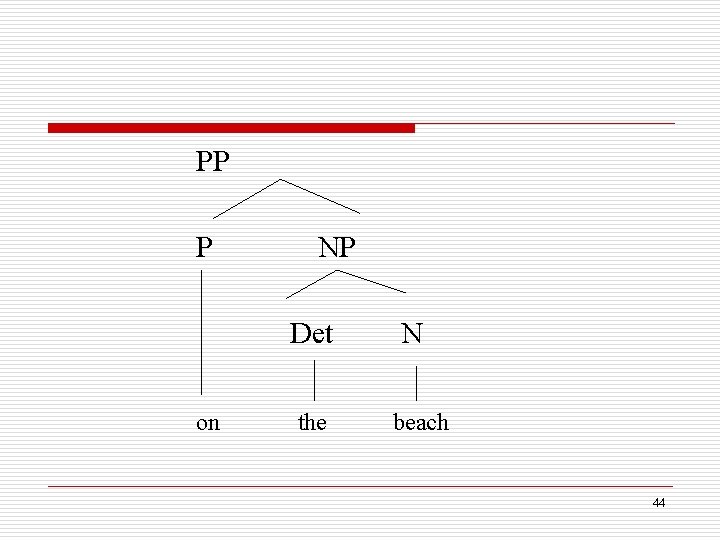 PP P NP Det on the N beach 44 