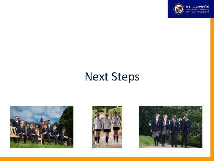 St John’s International School Next Steps 