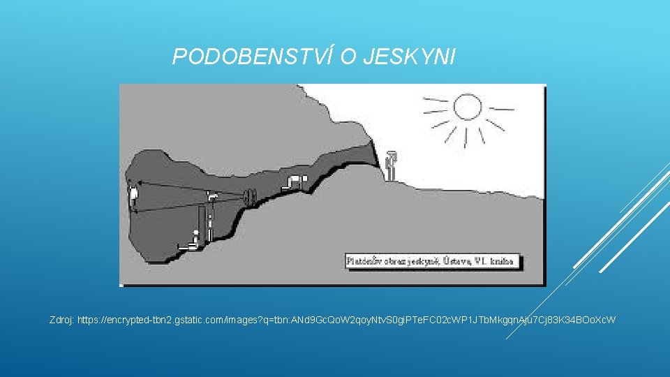 PODOBENSTVÍ O JESKYNI Zdroj: https: //encrypted-tbn 2. gstatic. com/images? q=tbn: ANd 9 Gc. Qo.