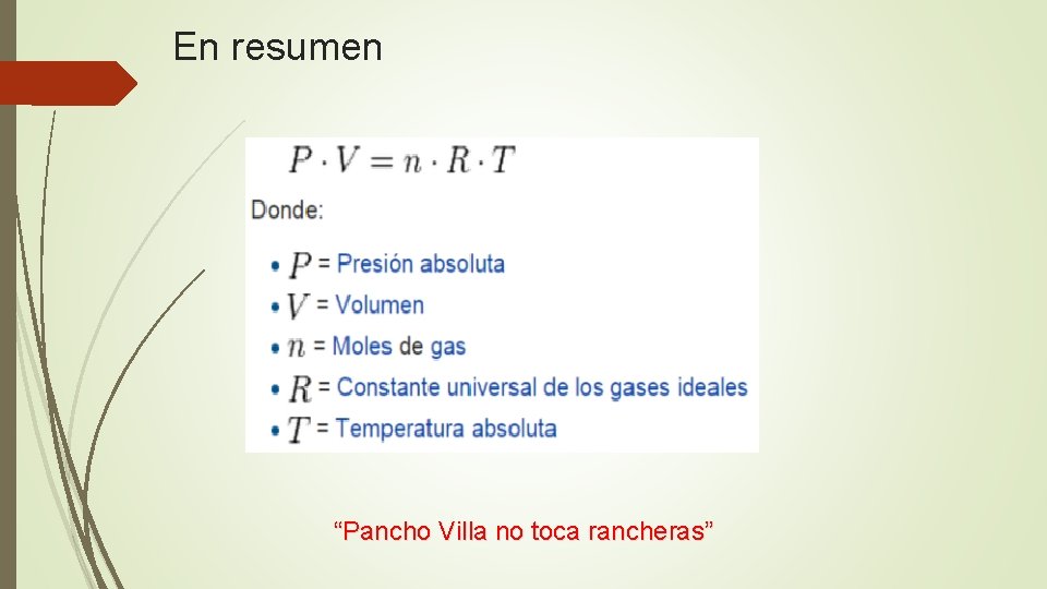 En resumen “Pancho Villa no toca rancheras” 