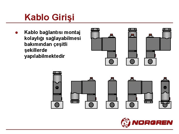 Kablo Girişi l Kablo bağlantısı montaj kolaylığı sağlayabilmesi bakımından çeşitli şekillerde yapılabilmektedir 