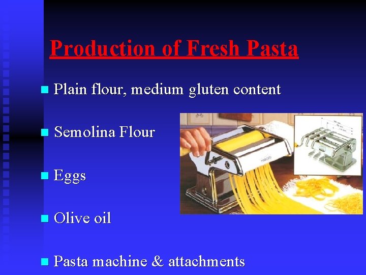 Image showcasing PASTA Dont cut long pasta with a knife