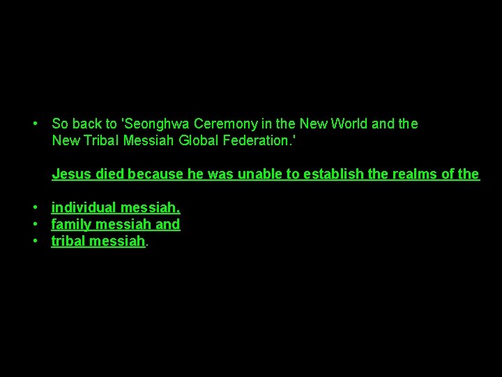  • So back to 'Seonghwa Ceremony in the New World and the New