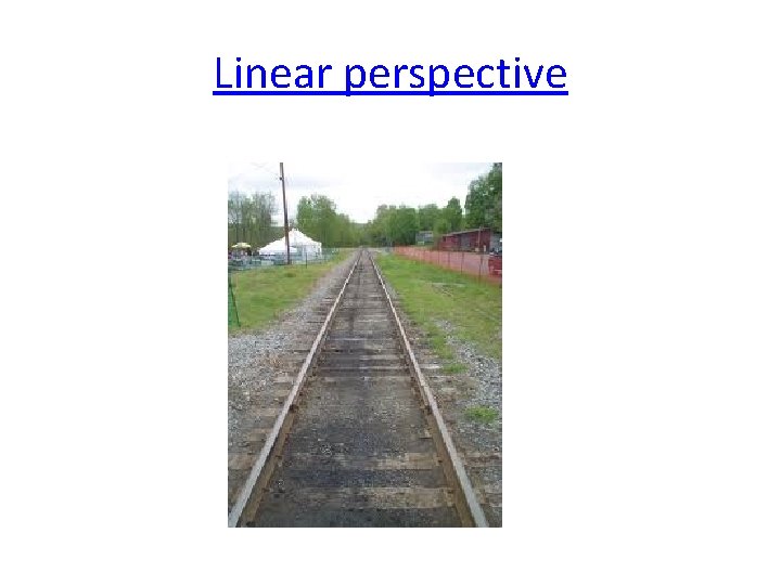 Linear perspective 