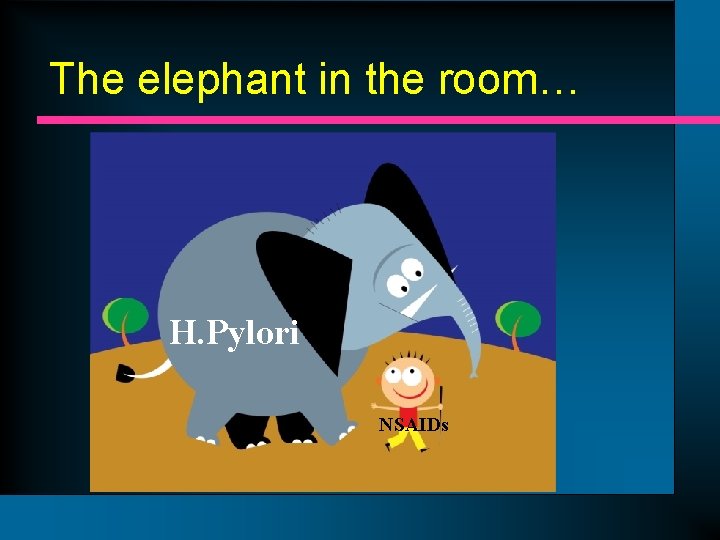 The elephant in the room… H. Pylori NSAIDs 