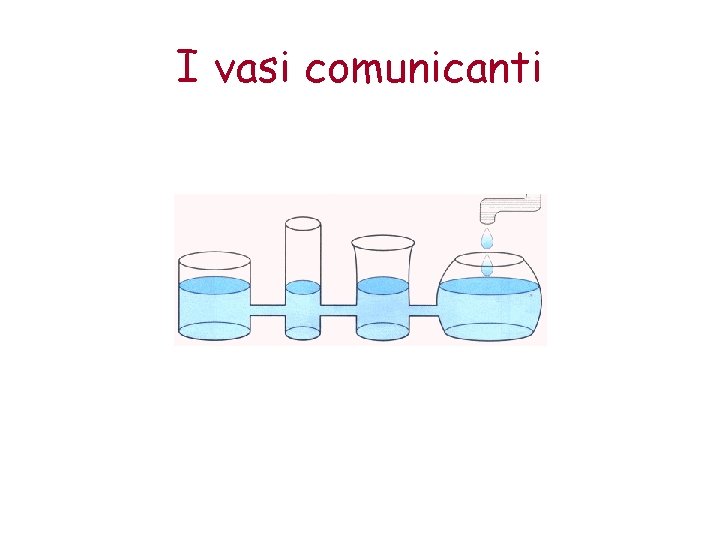 I vasi comunicanti 