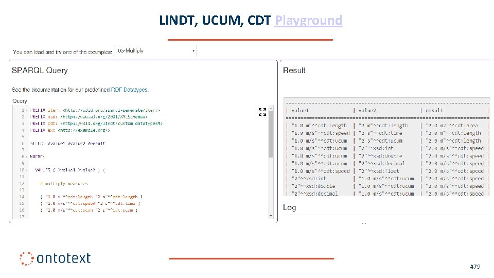 LINDT, UCUM, CDT Playground #79 