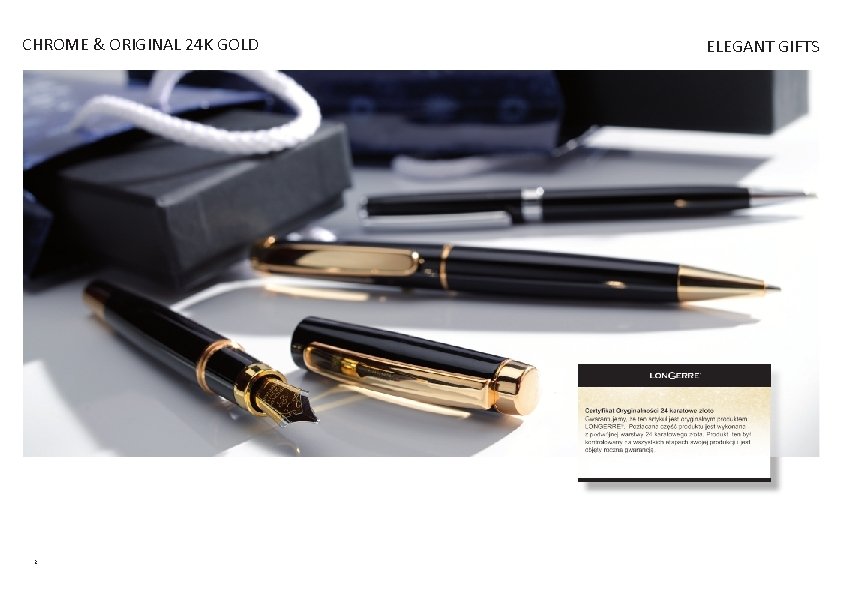 CHROME & ORIGINAL 24 K GOLD 2 ELEGANT GIFTS CHROME & ORIGINAL 24 K GOLD 2 ELEGANT GIFTS