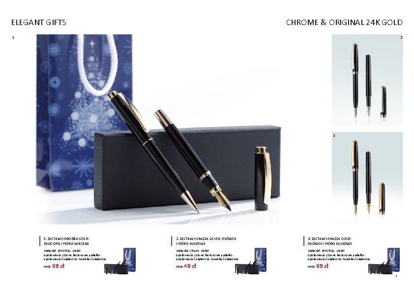 ELEGANT GIFTS CHROME & ORIGINAL 24 K GOLD 1 2 3 1. ZESTAW CORODBA ELEGANT GIFTS CHROME & ORIGINAL 24 K GOLD 1 2 3 1. ZESTAW CORODBA