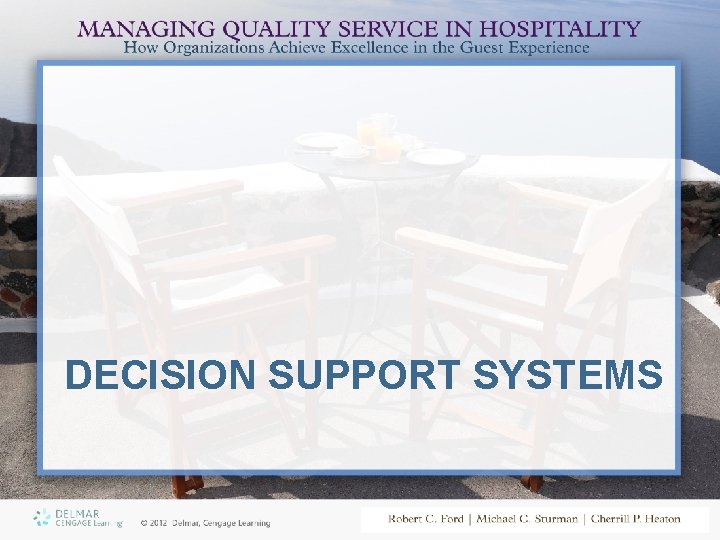 DECISION SUPPORT SYSTEMS 