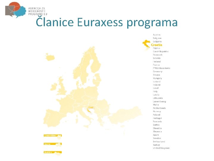 Članice Euraxess programa 