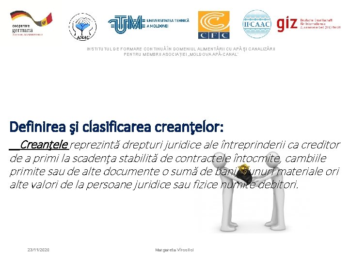 INSTITUTUL DE FORMARE CONTINUĂ ÎN DOMENIUL ALIMENTĂRII CU APĂ ŞI CANALIZĂRII PENTRU MEMBRII ASOCIAȚIEI