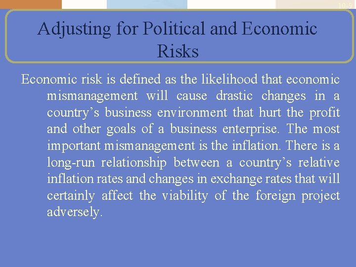 10 1 Financial Management in the International Business