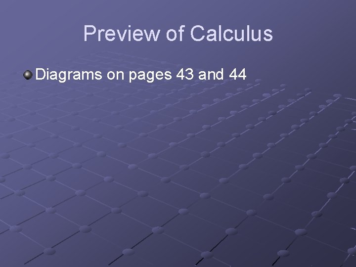 Preview of Calculus Diagrams on pages 43 and 44 