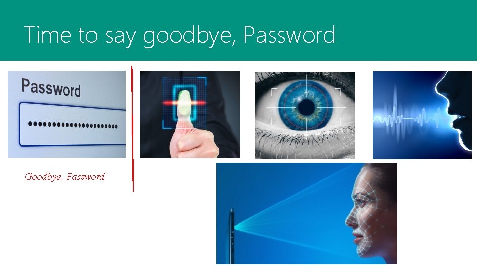 Time to say goodbye, Password Goodbye, Password 