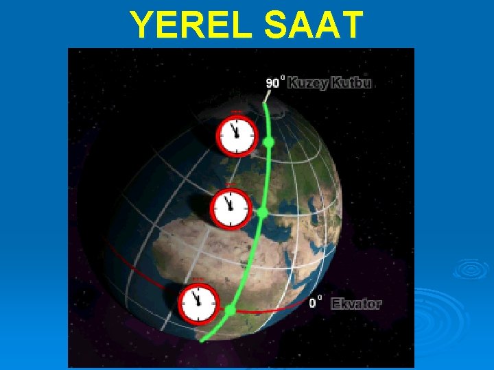 YEREL SAAT 