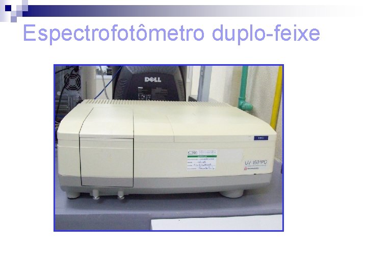 Espectrofotômetro duplo-feixe 