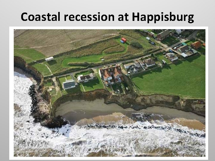 Coastal recession at Happisburg 36 