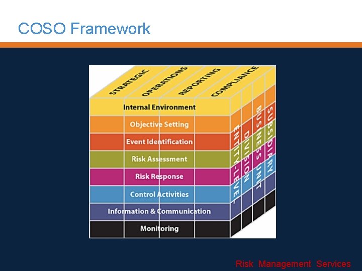 COSO Framework Risk Management Services 