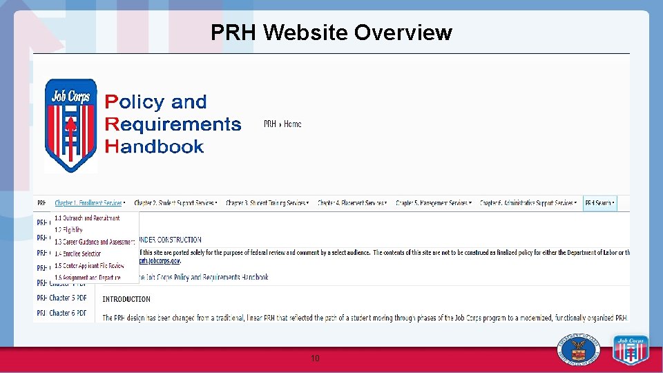 PRH Website Overview 10 