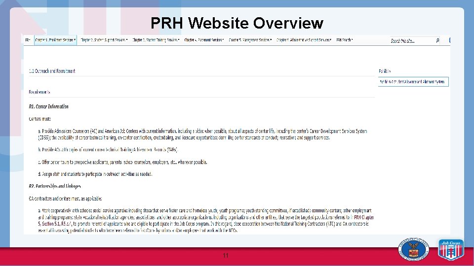 PRH Website Overview 11 