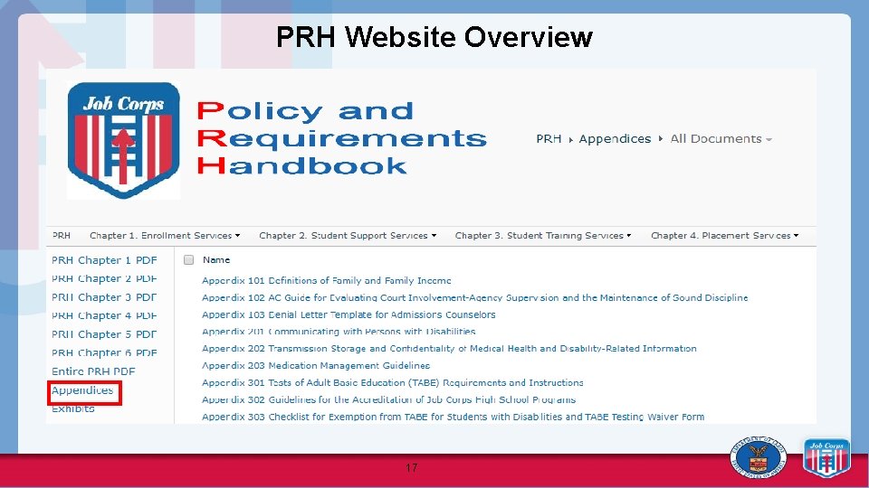 PRH Website Overview 17 