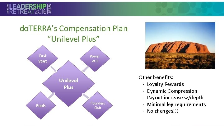 do. TERRA’s Compensation Plan “Unilevel Plus” • Section Header Fast Start Power of 3