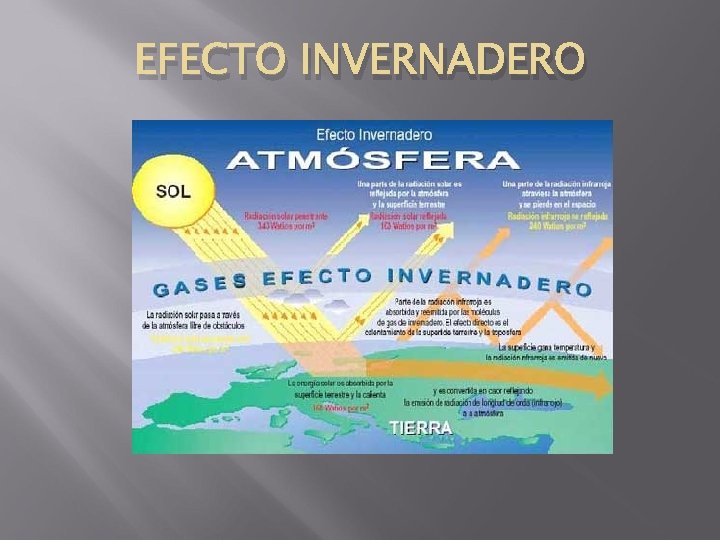 EFECTO INVERNADERO EFECTO INVERNADERO
