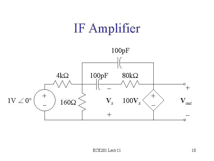 IF Amplifier 100 p. F 4 k. W 100 p. F 80 k. W